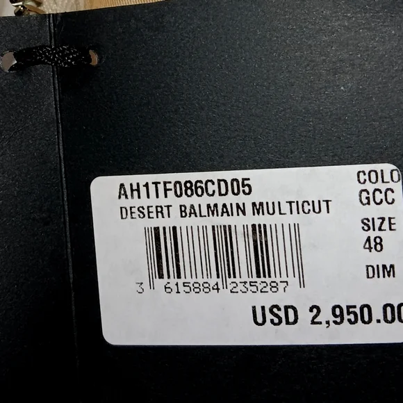 Men's Balmain multicut jacket